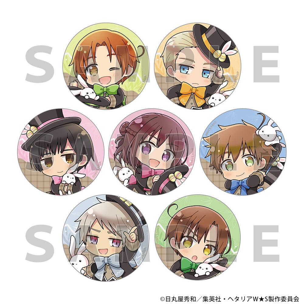 Hetalia World Stars Trading Can Badge Easter / Ver. A