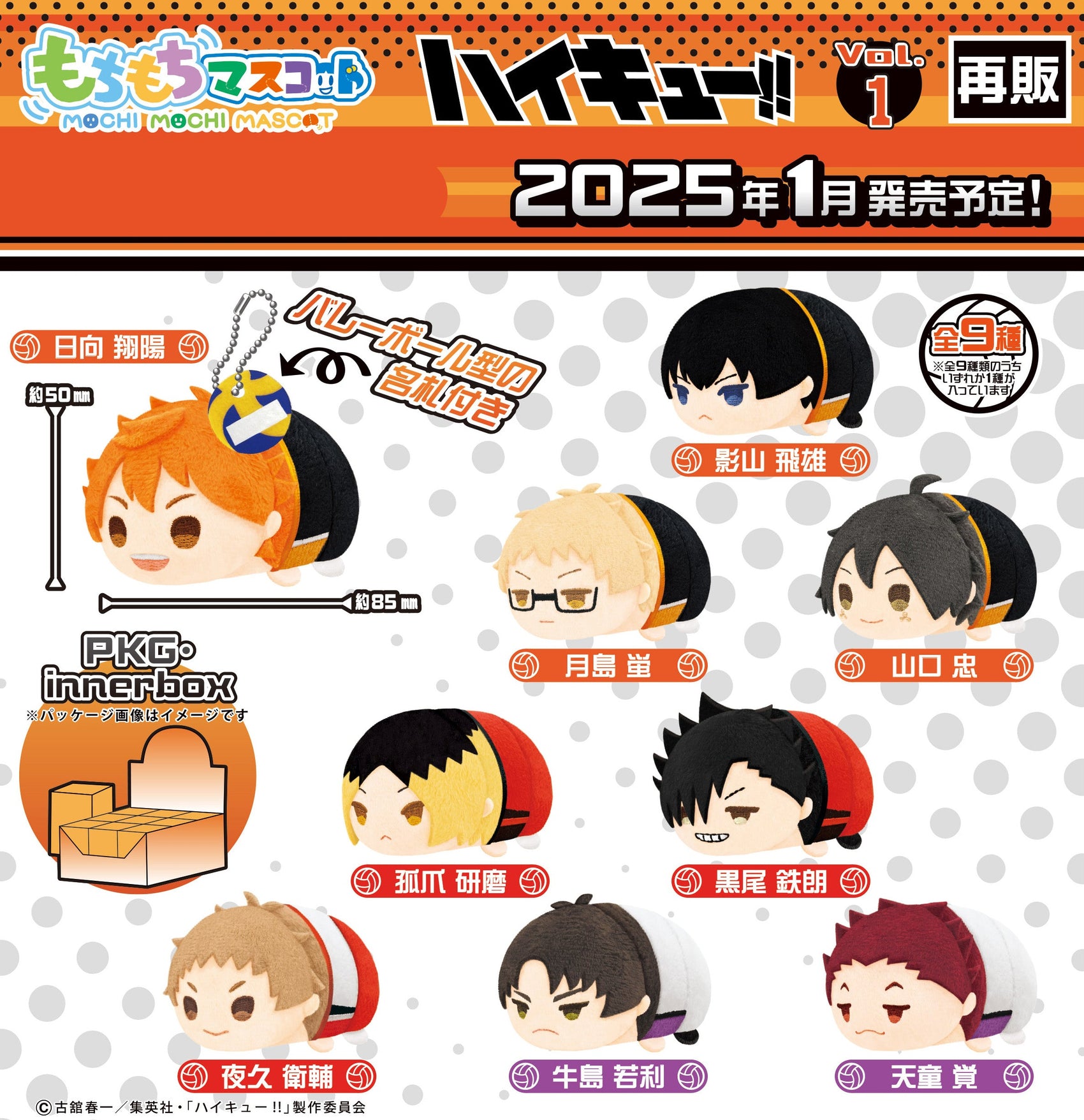 Mochimochi Mascot Haikyu!! Vol. 1