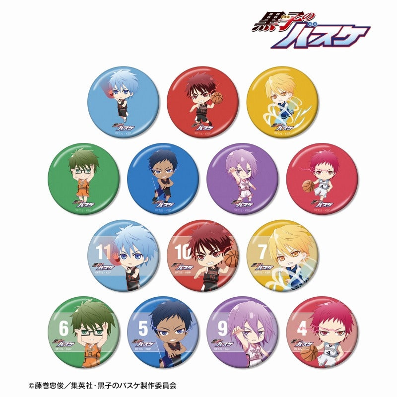 Kuroko's Basketball Trading Chibi Chara Hissatsuwaza Ver. Metallic Can Badge