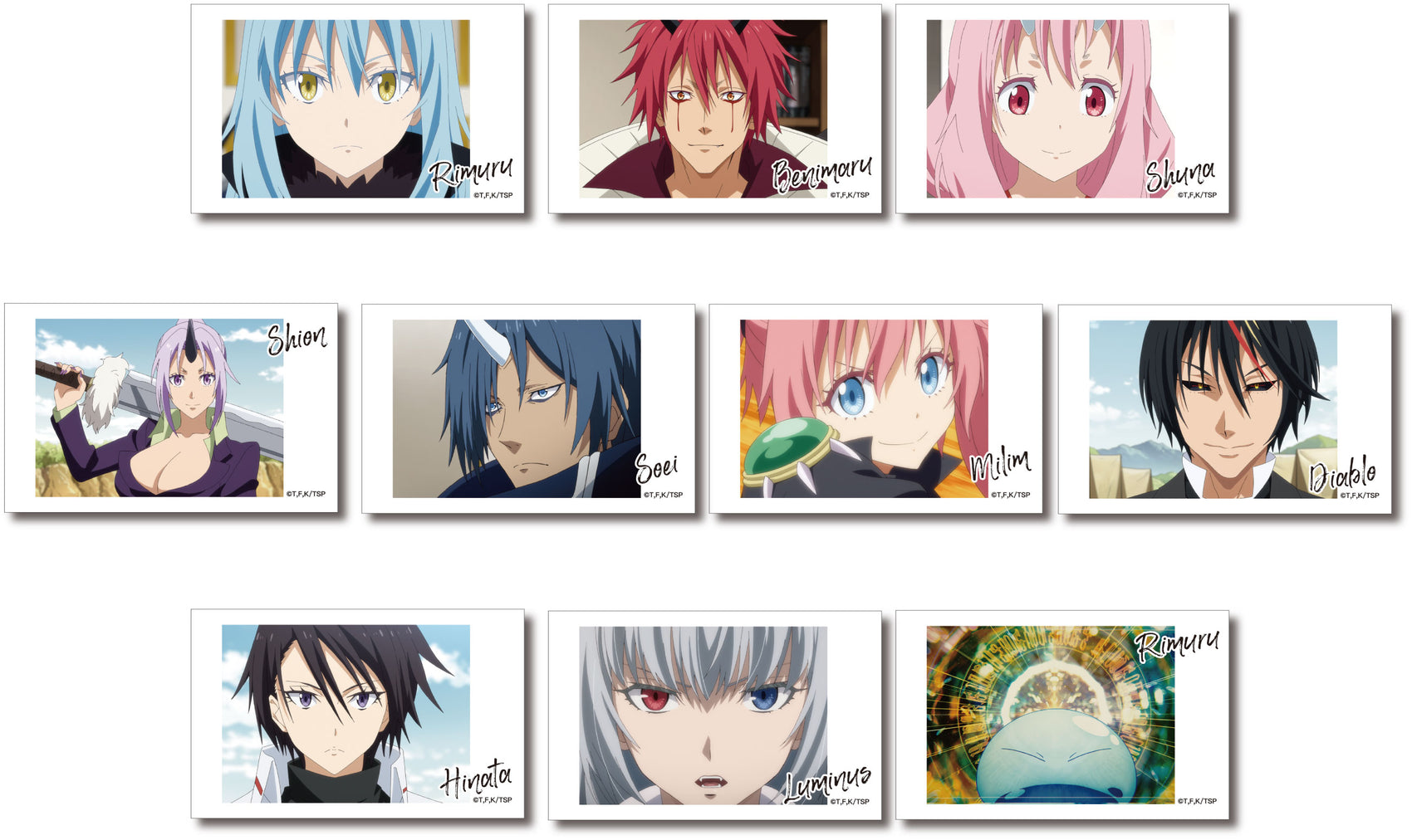 "That Time I Got Reincarnated as a Slime" Trading Photo Style Card