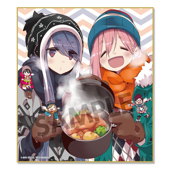 "Yurucamp" Trading Mini Shikishi Original Edition