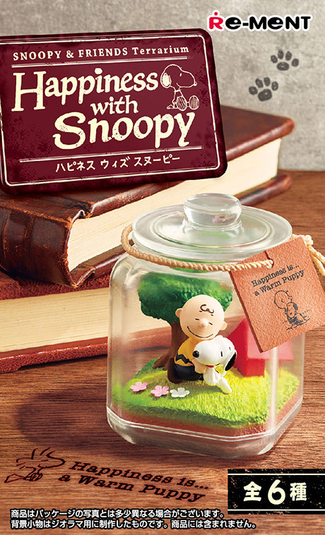 SNOOPY & FRIENDS Terrarium Happiness with Snoopy