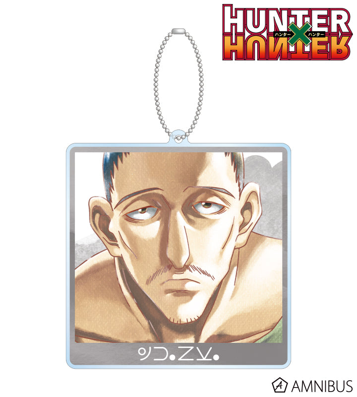 Hunter x Hunter Nobunaga Ani-Art Aqua Label Big Acrylic Key Chain