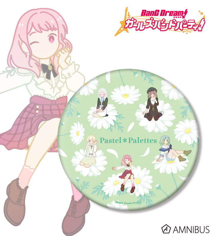 BanG Dream! Girls Band Party! Pastel Palettes Botania BIG缶バッジ