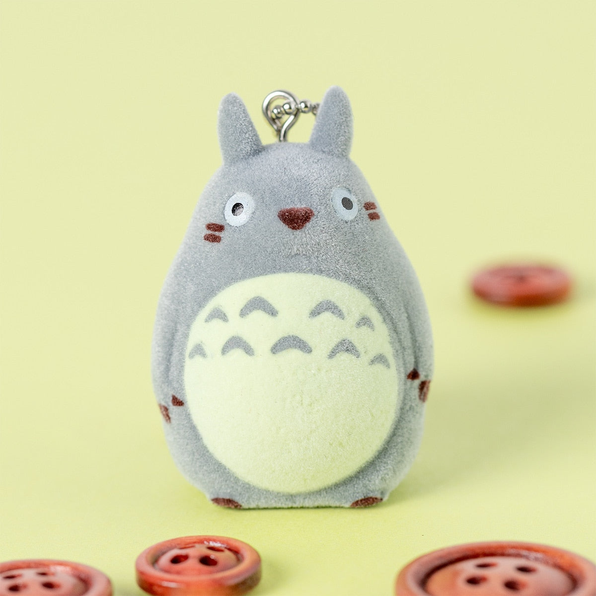[Ghibli] My Neighbor Totoro Flocking Keychain – Totoro