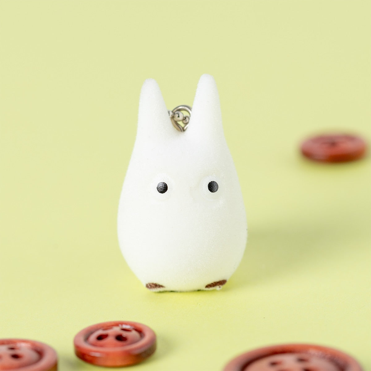 [Ghibli] My Neighbor Totoro Flocking Keychain – Little Totoro