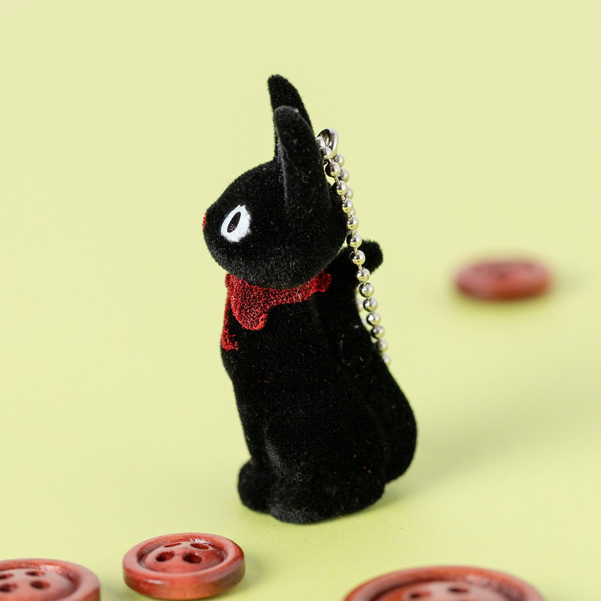 [Ghibli] Kiki’s Delivery Service Flocking Keychain — Jiji
