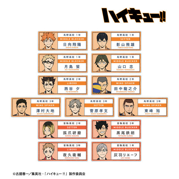 Haikyu!! The Movie: Decisive Battle at the Garbage Dump Trading Acrylic Name Plate