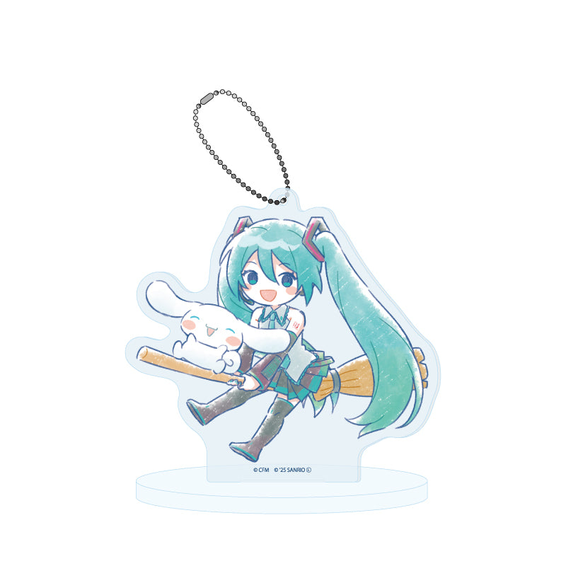 Acrylic Stand Key Chain Hatsune Miku x Cinnamoroll 26 Graff Art Illustration