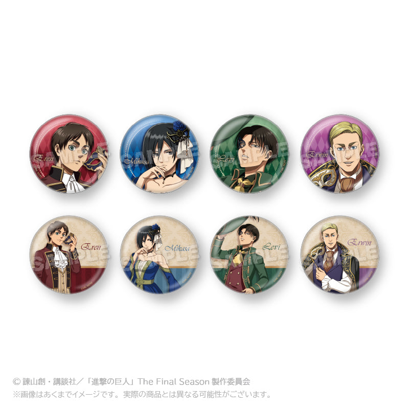 Attack on Titan Trading Can Badge Masquerade Ver.