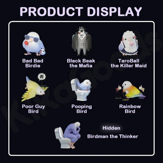 Plzdot Bad Bad Birdie Blind Box Series