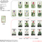 Blue Lock Collection Card White & Pistachio Ver.