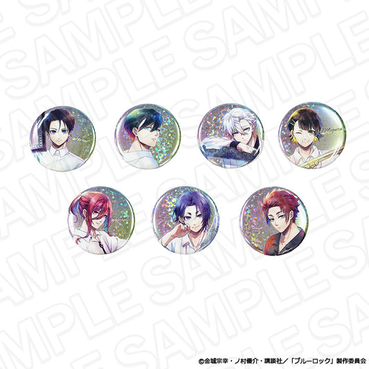 Blue Lock Hologram Can Badge Pale Tone Series Frame Ver.
