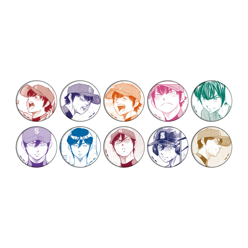 Can Badge Ace of Diamond act II 19 Sawamura Eijun & Furuya Satoru Box (Official Illustration)