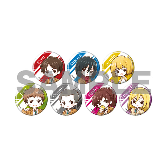 Can Badge Attack on Titan 01 School Uniform Ver. (Graff Art Illustration)