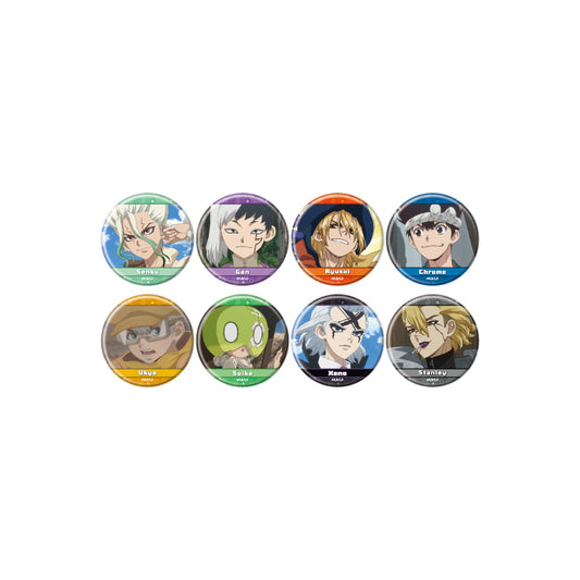 Can Badge Dr. Stone 34 Scenes Illustration
