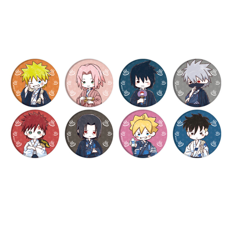 Can Badge NARUTO & BORUTO 13 Hot Spring Ver. (Graff Art Illustration)