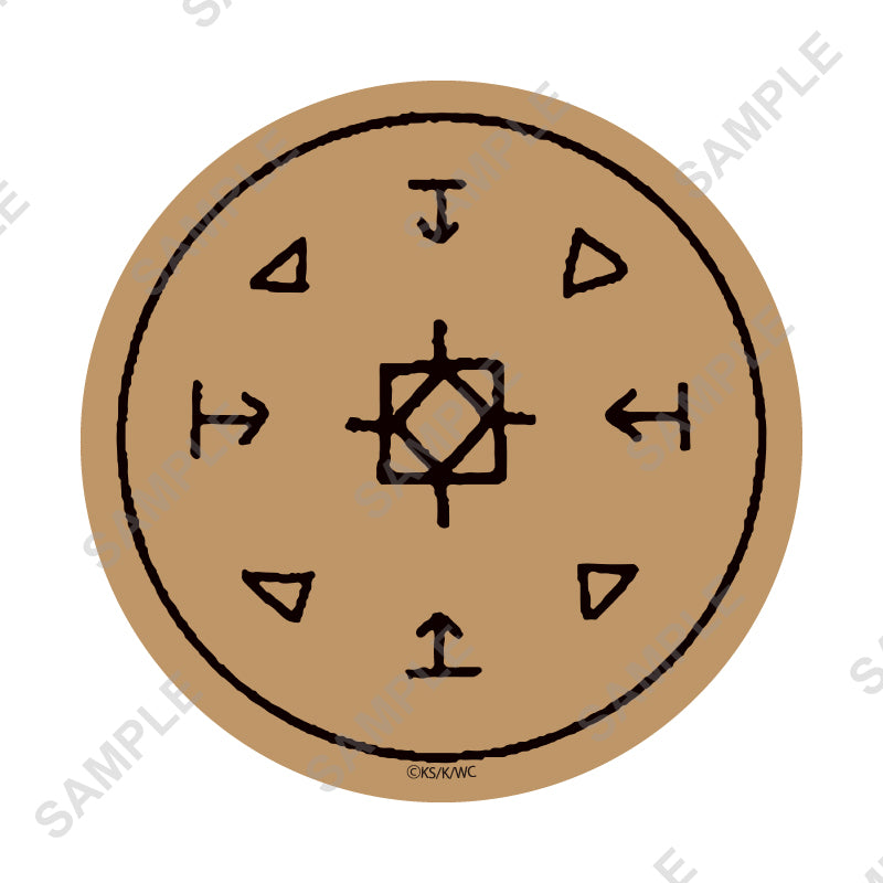 Cork Coaster Witch Hat Atelier 03 Magic Circle of Floatglow Lamp (Official Illustration)