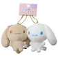 Sanrio Nico Plush Keychain: Cinnamoroll & Mocha