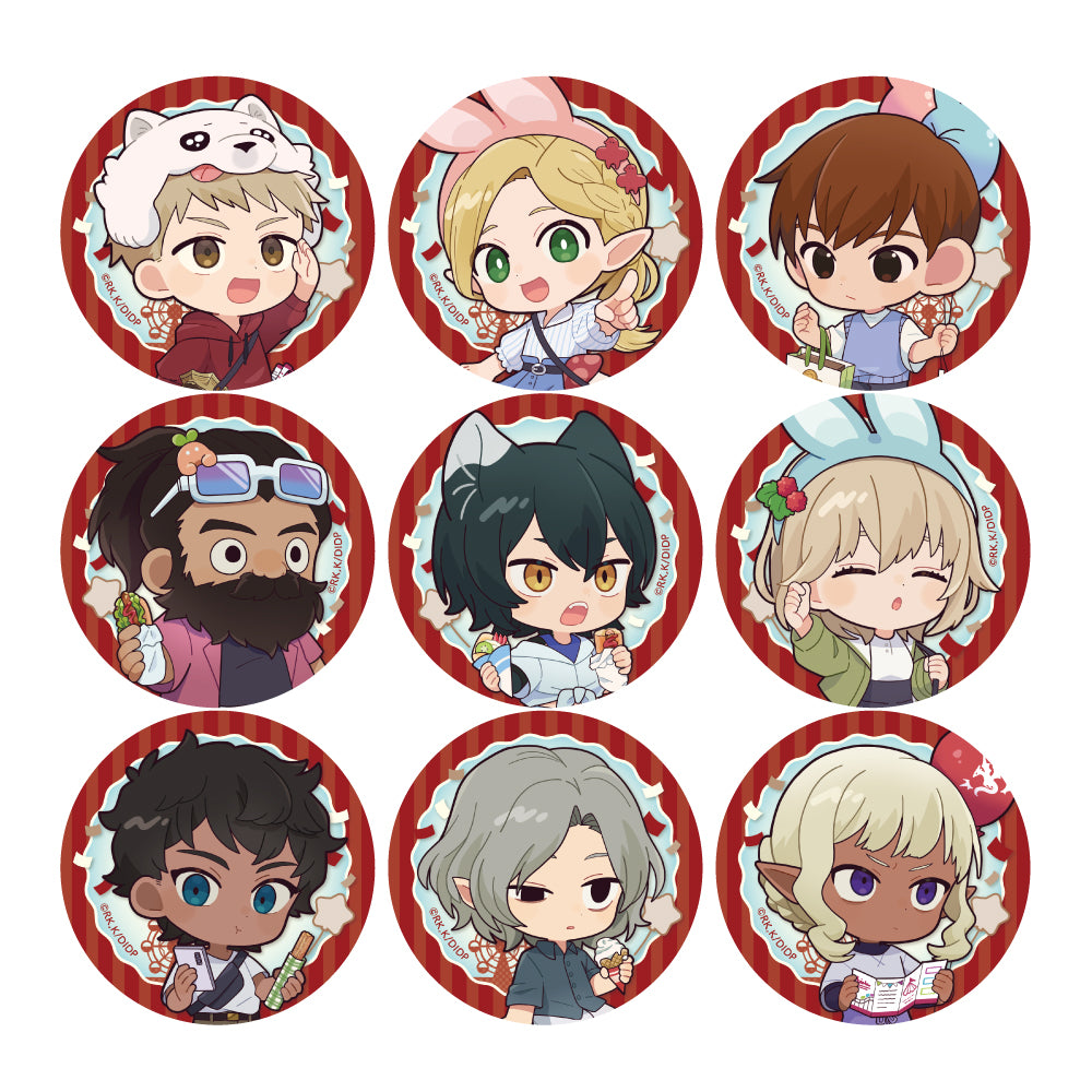 Delicious in Dungeon Trading Can Badge Amusement Park
