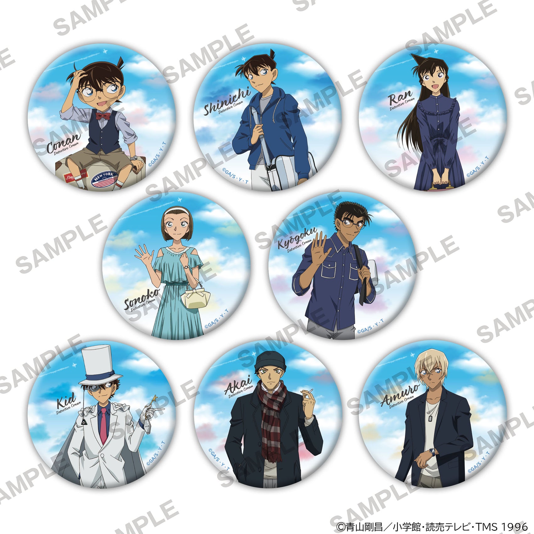 Detective Conan Can Badg + Travel Ver.