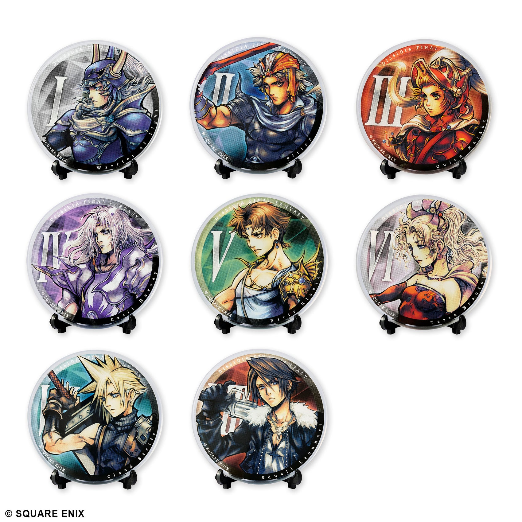 Dissidia Final Fantasy Glass Plate Collection Vol. 1