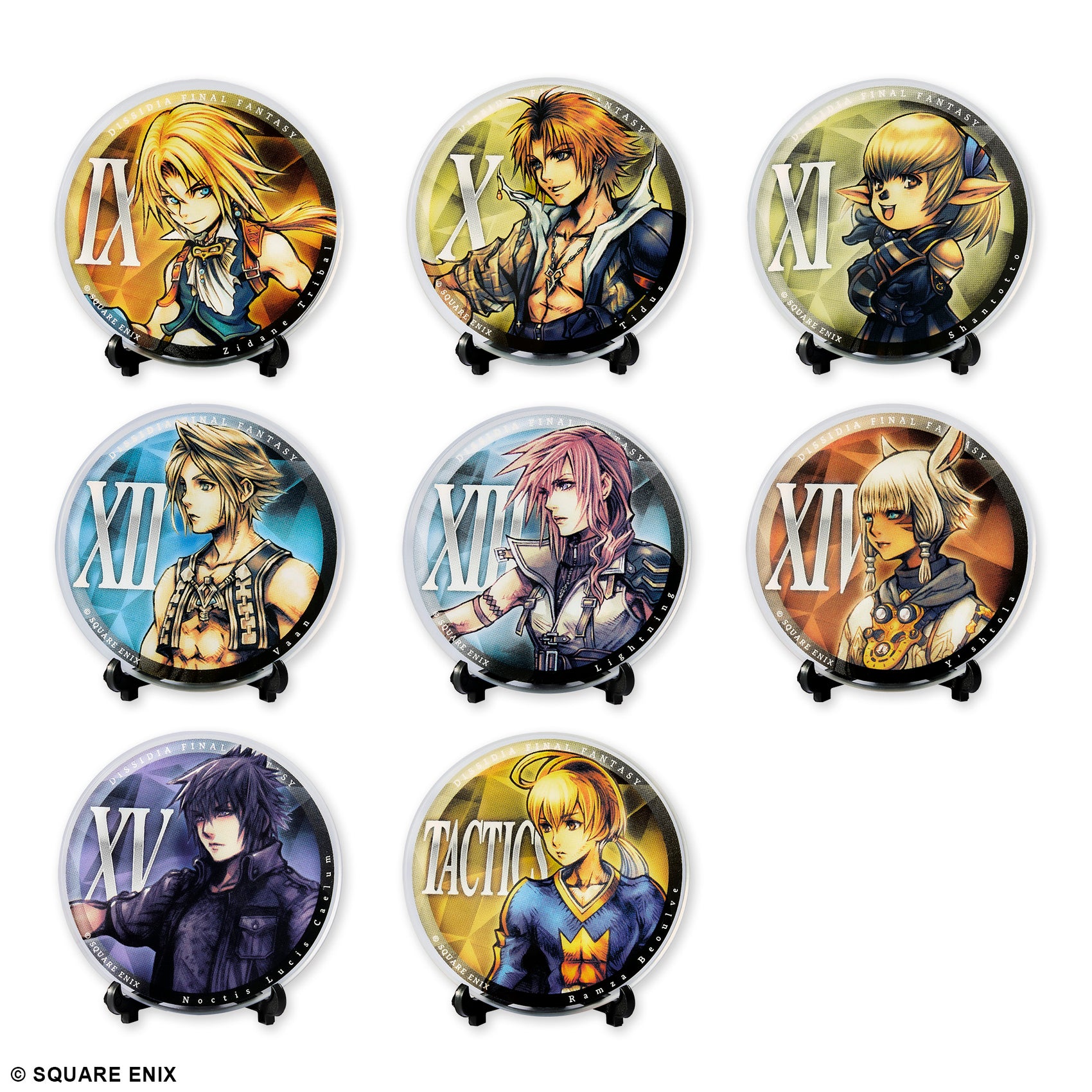 Dissidia Final Fantasy Glass Plate Collection Vol. 2