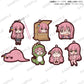 Bocchi the Rock! - Lots of Bocchi-chan capsule rubber straps