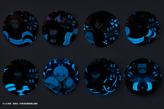 Fire Force Can Badge Glow in the dark