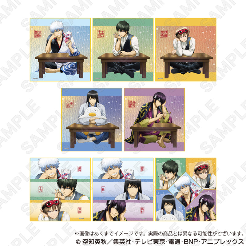 Gintama Trading Mini Shikishi Hitoyasumi Ver.