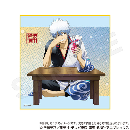 Gintama Trading Mini Shikishi Hitoyasumi Ver.