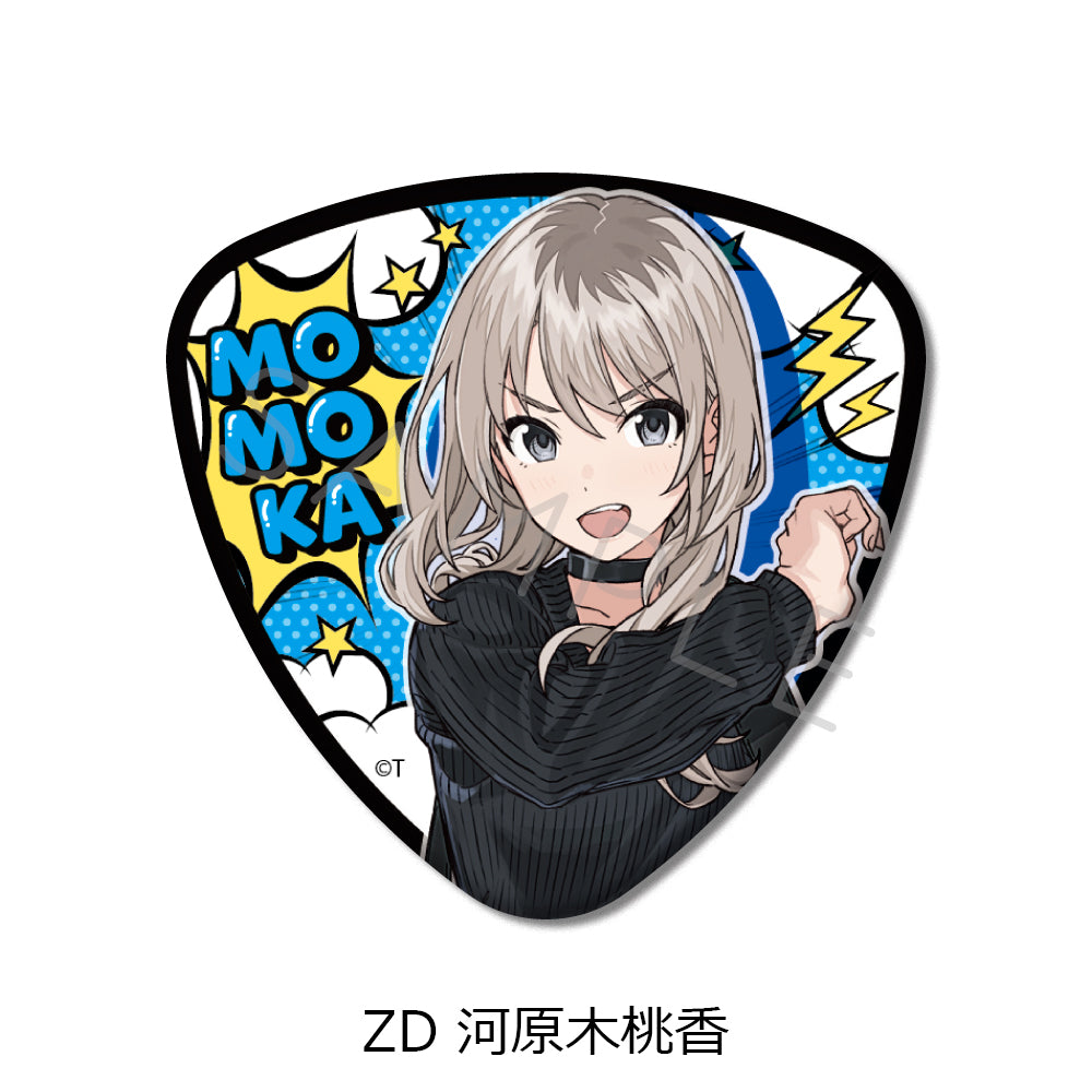 Girls Band Cry Vol. 5 Pick Type Can Badge ZD Kawaragi Momoka