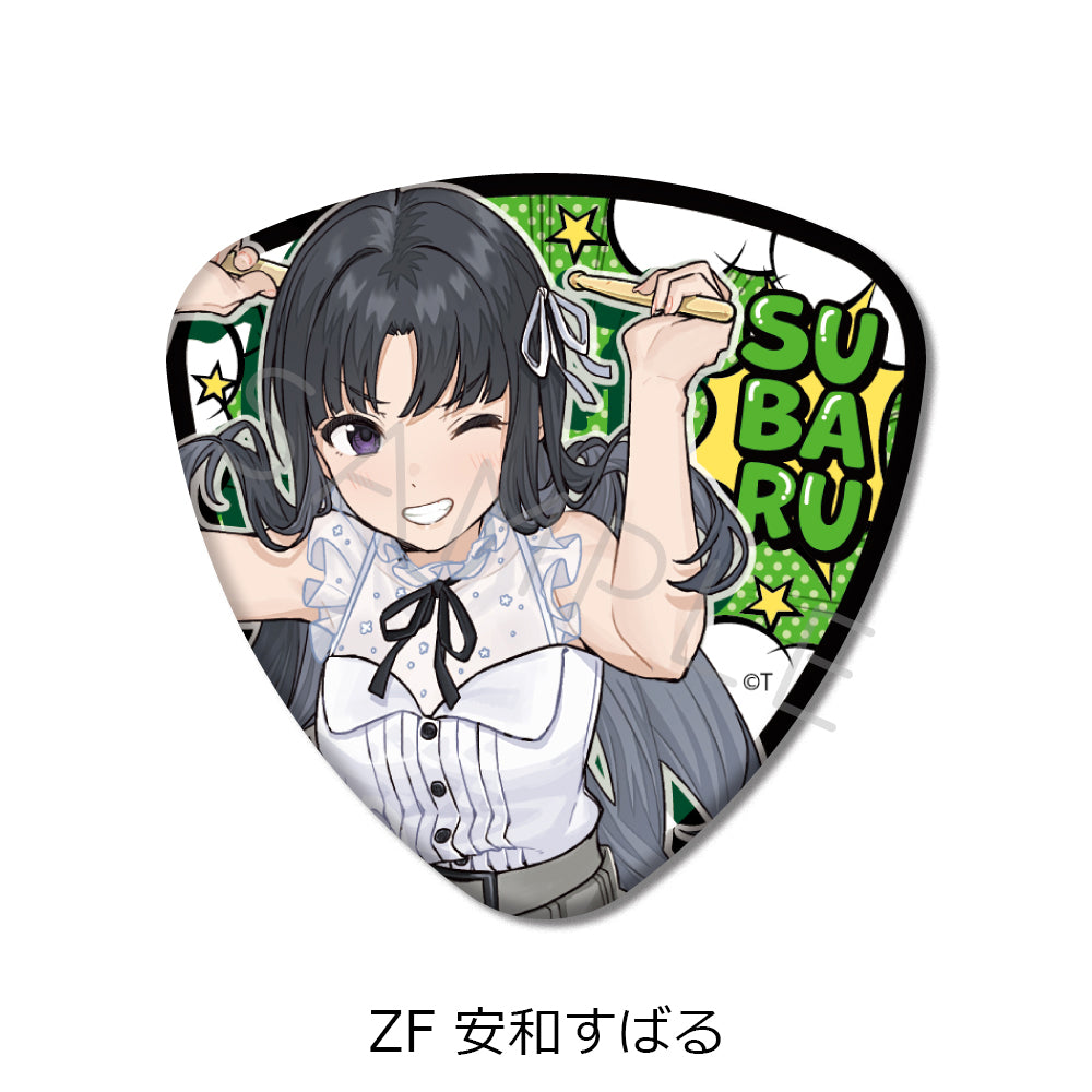 Girls Band Cry Vol. 5 Pick Type Can Badge ZF Awa Subaru