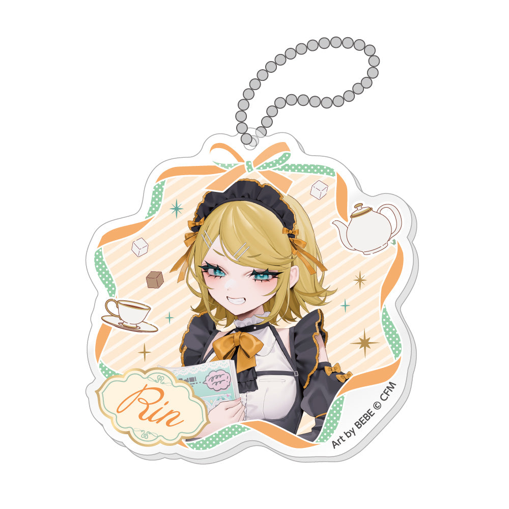Hatsune Miku Akihabara Festival 2025 Acrylic Key Chain Concept Cafe Ver. Kagamine Rin