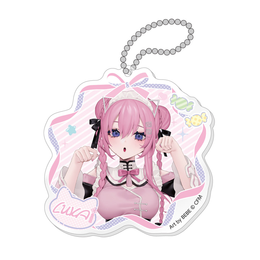 Hatsune Miku Akihabara Festival 2025 Acrylic Key Chain Concept Cafe Ver. Megurine Luka