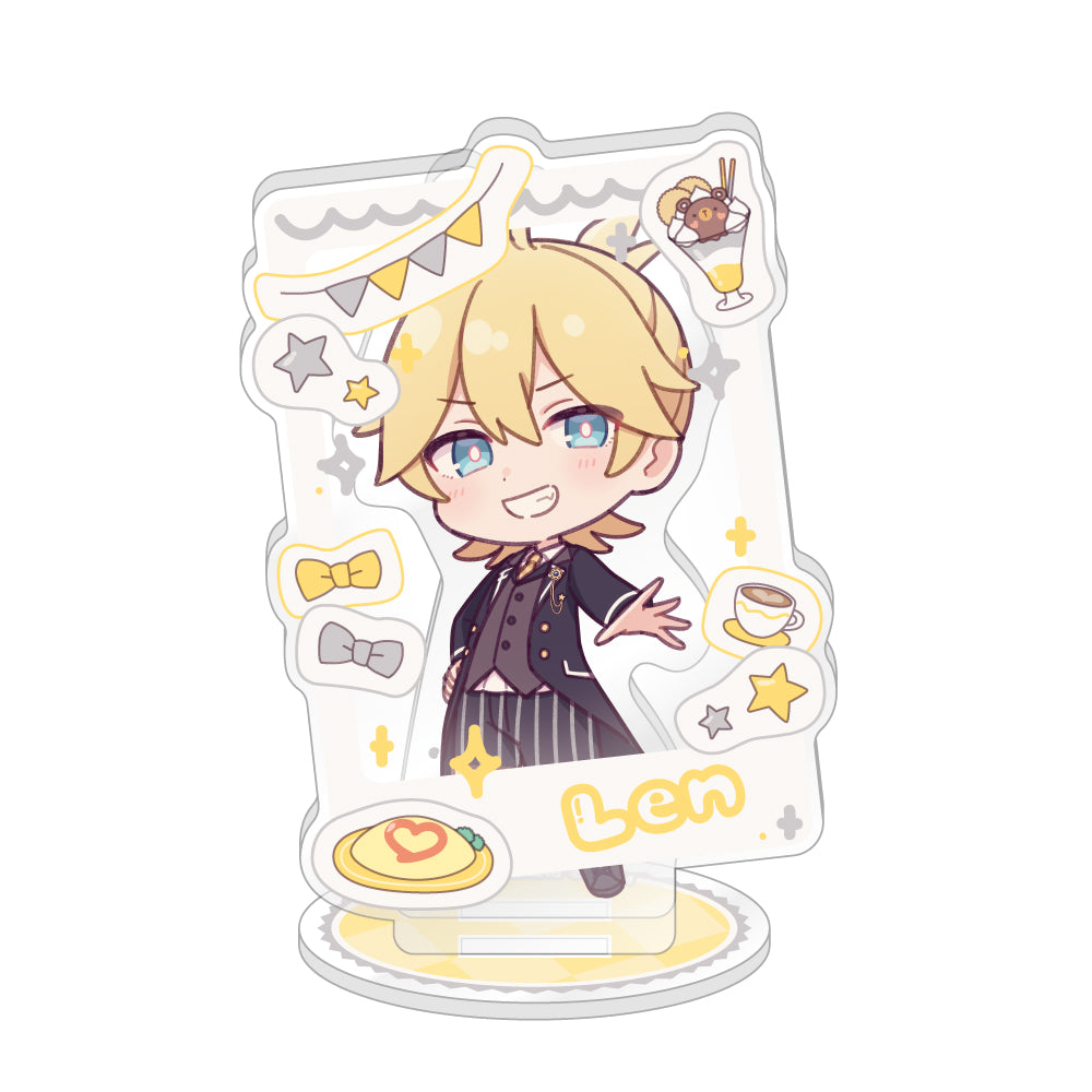 Hatsune Miku Akihabara Festival 2025 Mini Character Acrylic Diorama Concept Cafe Ver. Kagamine Len