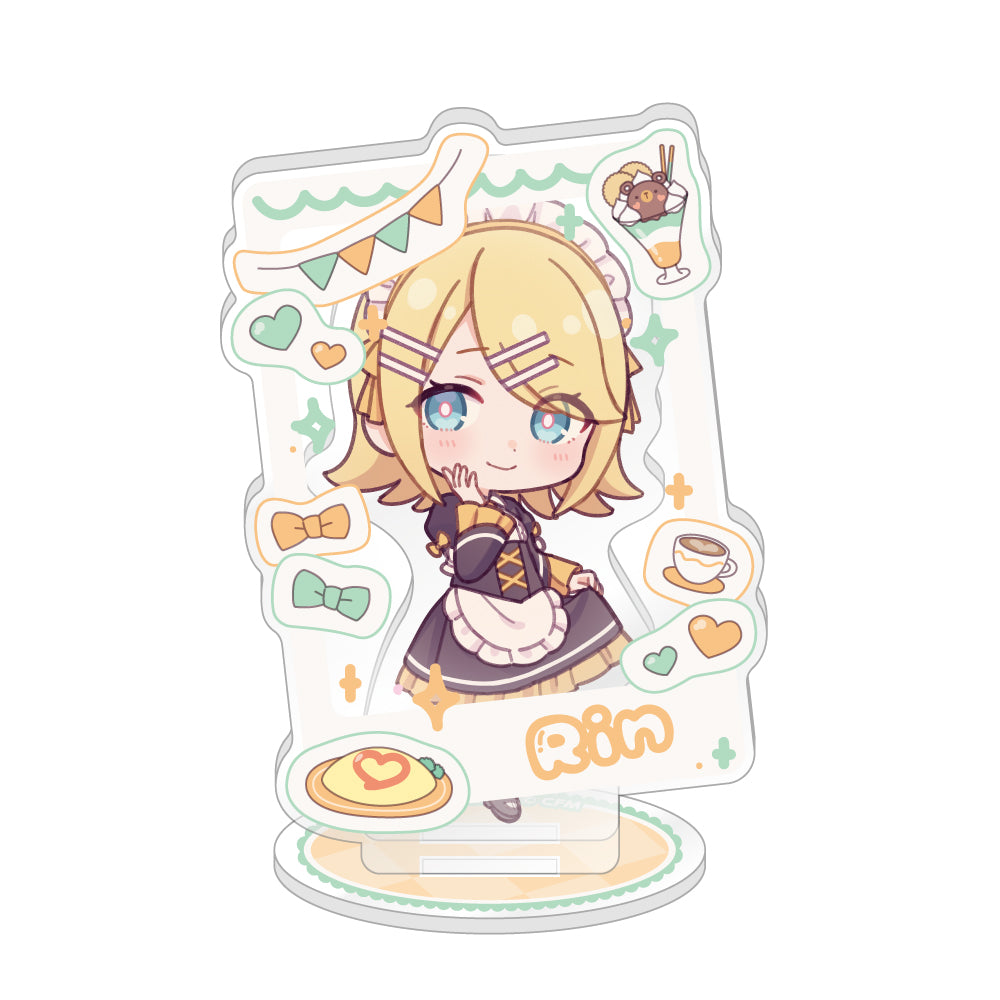 Hatsune Miku Akihabara Festival 2025 Mini Character Acrylic Diorama Concept Cafe Ver. Kagamine Rin
