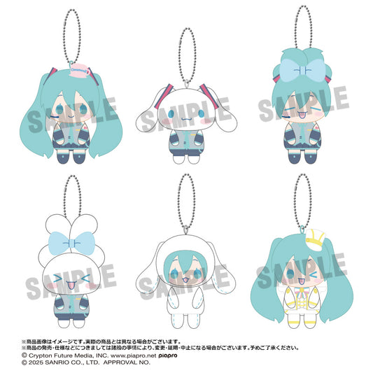 Hatsune Miku x Cinnamoroll Osuwari Club Plush Mascot