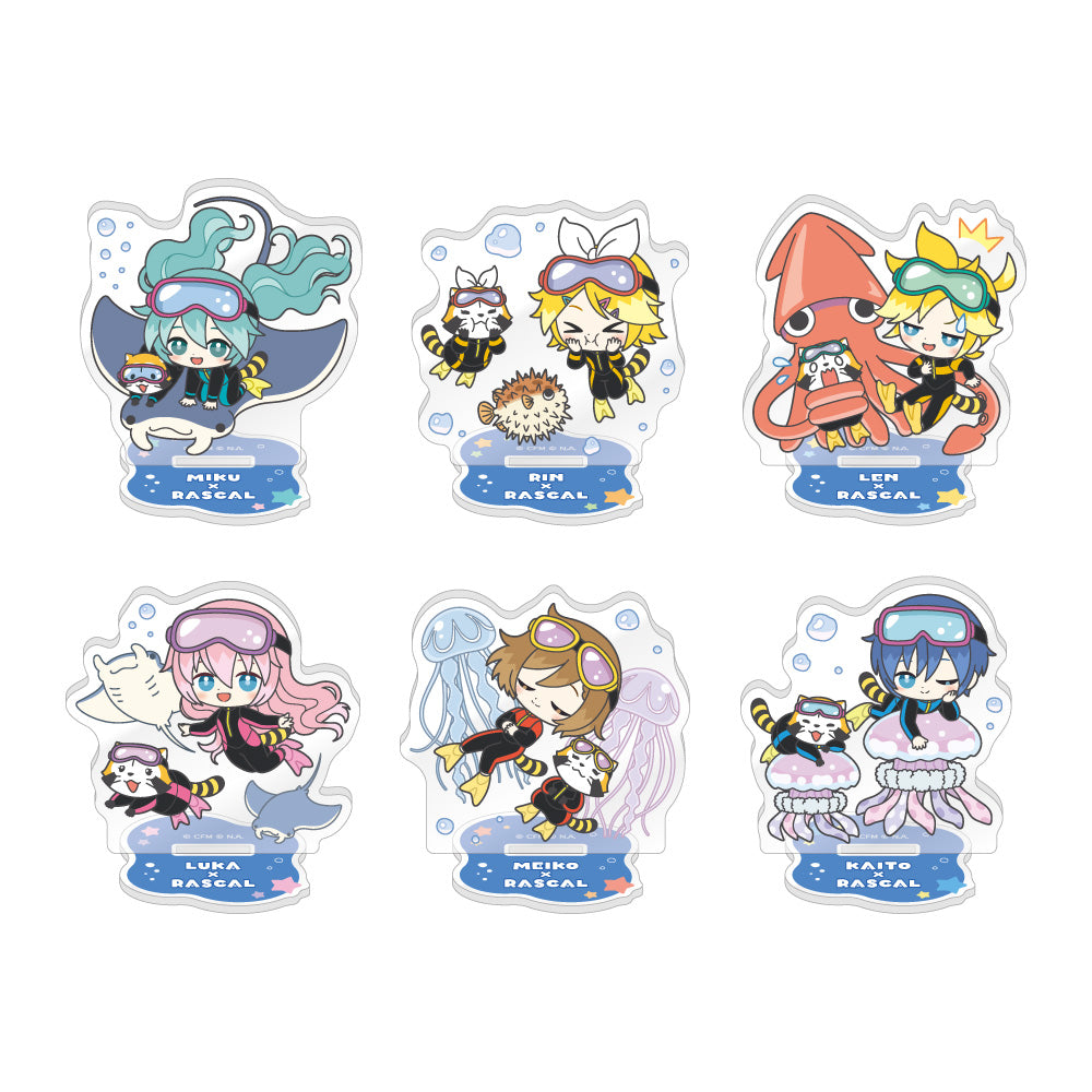 Hatsune Miku x Rascal the Raccoon 2025 Acrylic Stand Collection