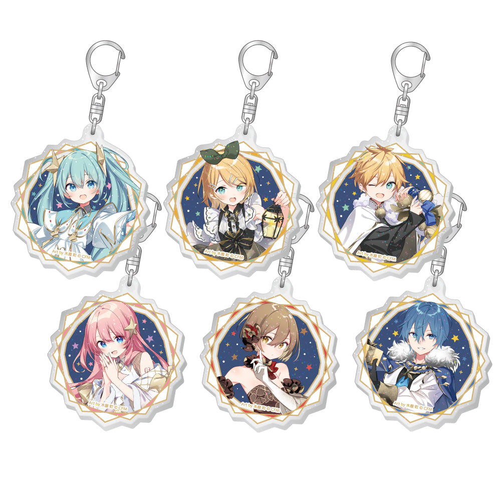 Hatsune Miku Xmas SHOP 2023 Trading Lame Acrylic Key Chain