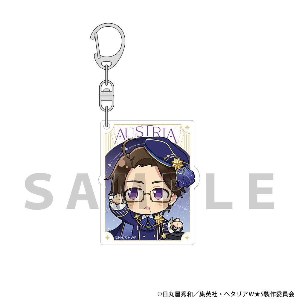 Hetalia World Stars Acrylic Key Chain Austria / Starry Sky Outfit