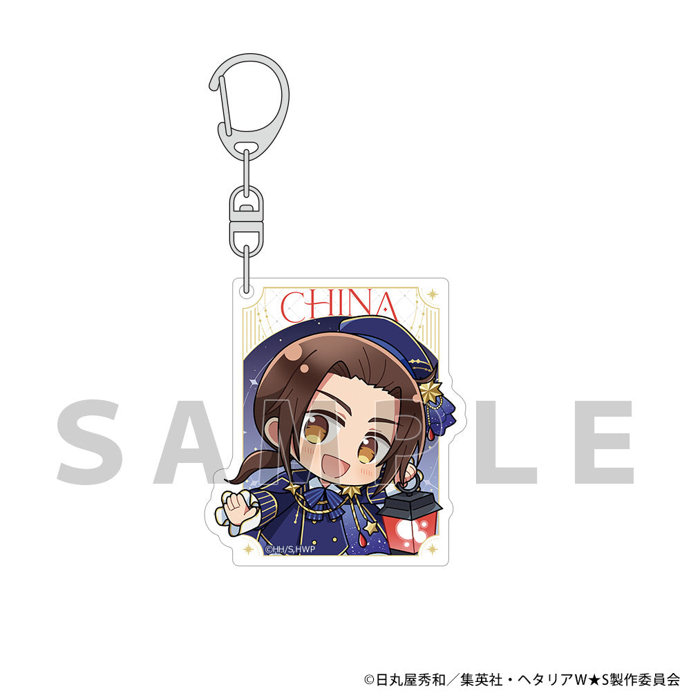 Hetalia World Stars Acrylic Key Chain China / Starry Sky Outfit