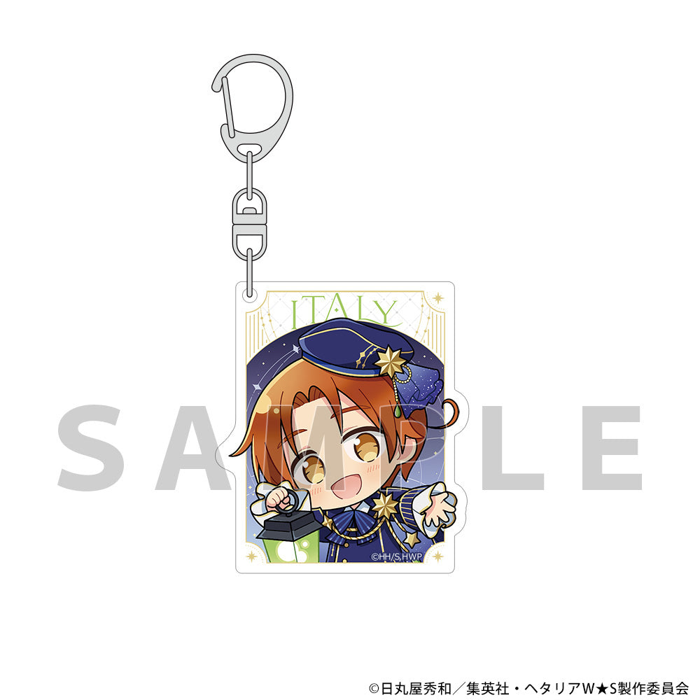 Hetalia World Stars Acrylic Key Chain Italy / Starry Sky Outfit