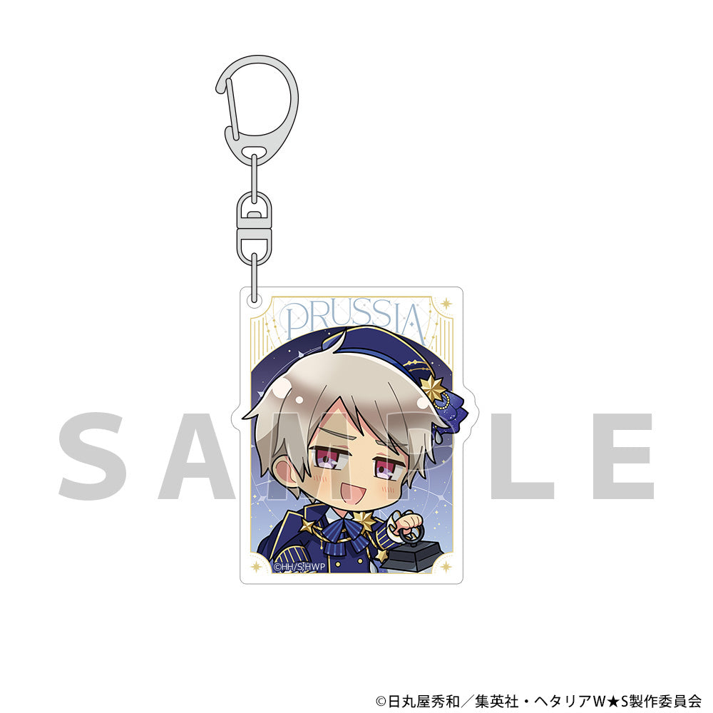 Hetalia World Stars Acrylic Key Chain Prussia / Starry Sky Outfit
