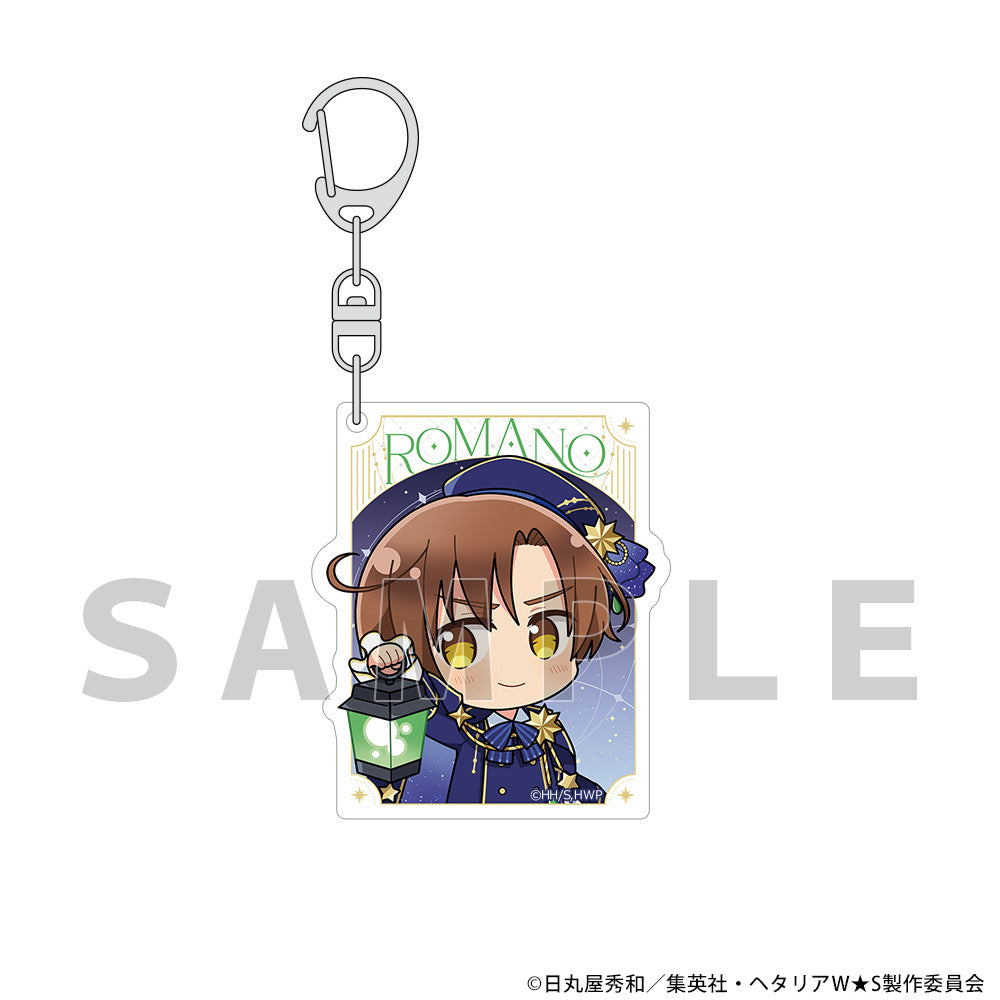 Hetalia World Stars Acrylic Key Chain Romano / Starry Sky Outfit