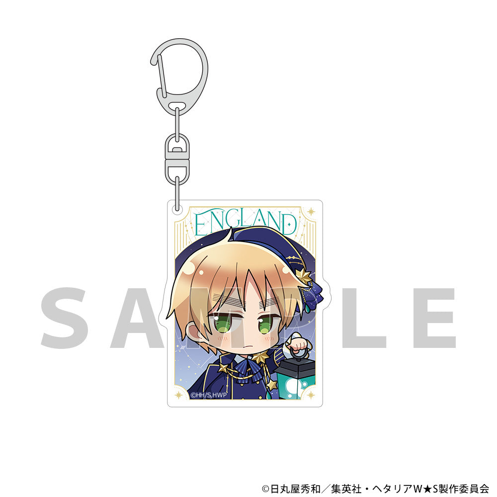 Hetalia World Stars Acrylic Key Chain United Kingdom / Starry Sky Outfit
