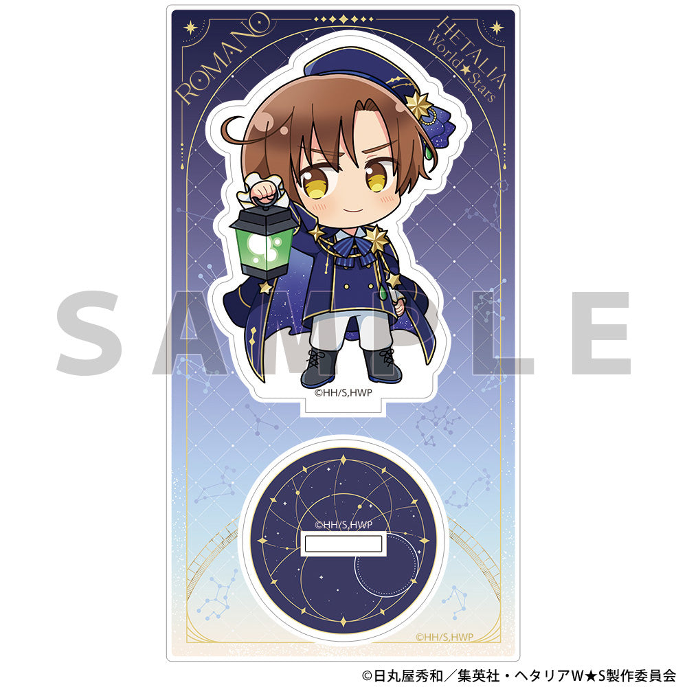 Hetalia World Stars Acrylic Stand Romano / Starry Sky Outfit