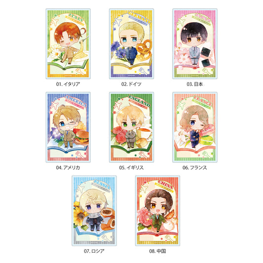 Hetalia World Stars Chara Deru Art Clear Card 01