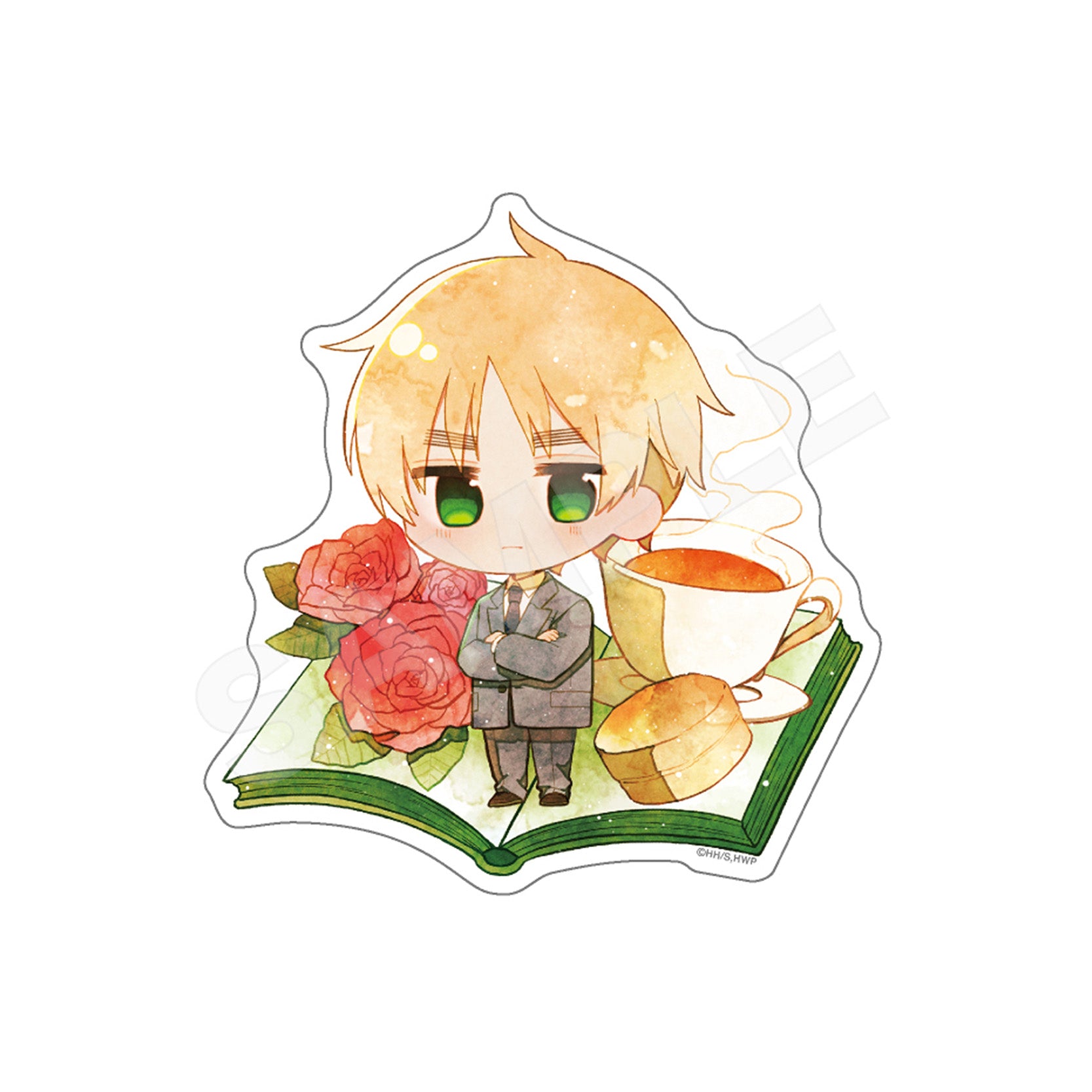 Hetalia World Stars Chara Deru Art Sticker 05 United Kingdom