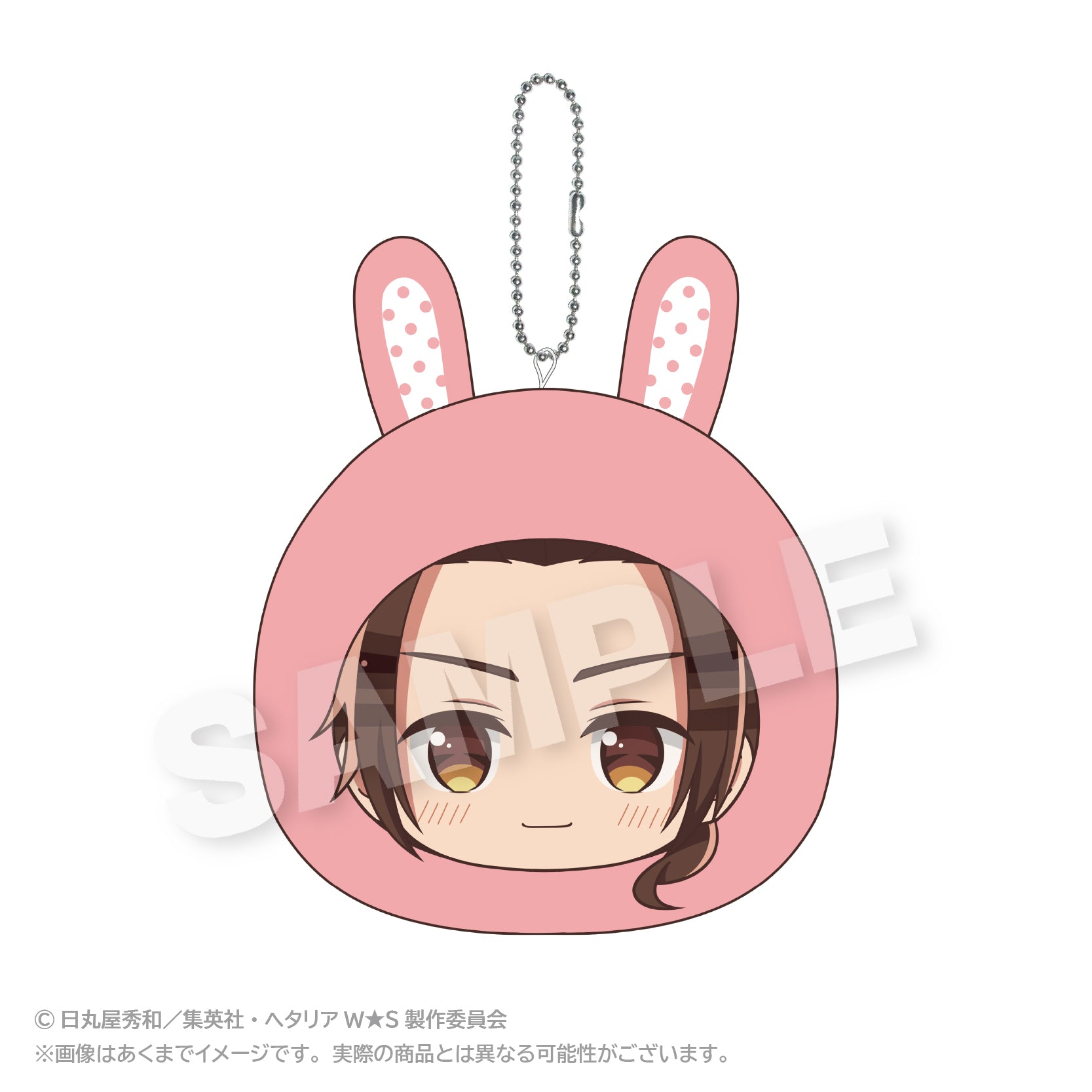 Hetalia World Stars Cushion Key Chain Animal Hoodie Ver. China